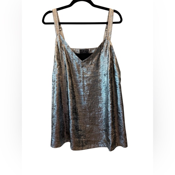 Lane Bryant Shimmering Silver Tank Top - Picture 1 of 3